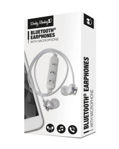 Wonky Monkey Bluetooth earphones - white