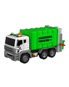 GARBAGE TRUCK WITH LIGHT AND SOUND 1:14