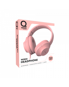 QWARE WIRED FOLDABLE HEADPHONE – PK