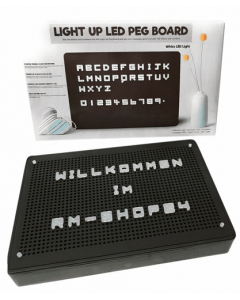 Letter board with led light